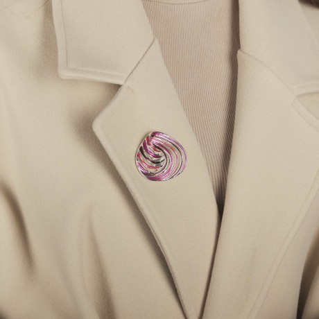 Брошь Завиток XZ1365.22 BL/S Shadore