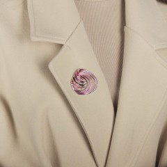 Брошь Завиток XZ1365.22 BL/S Shadore