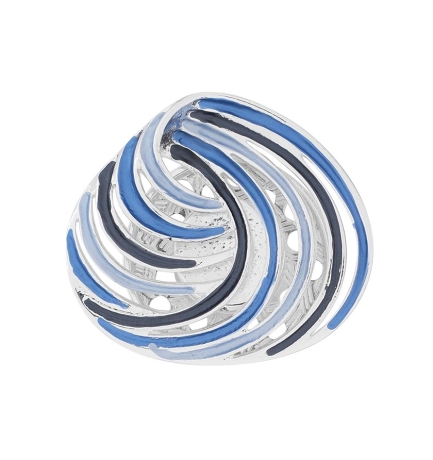 Брошь Завиток XZ1365.22 BL/S Shadore