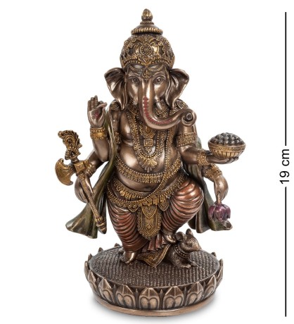 WS-540 Статуэтка "Ганеша на лотосе"