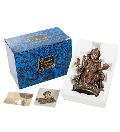 WS-540 Статуэтка "Ганеша на лотосе"