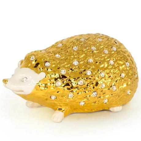 Статуэтка ежик, 19х12хН9 см. GIARDINO, керамика, swarovski