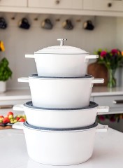 Кастрюля из литого аллюминия CREAM, 5 л. MC Kitchen Craft