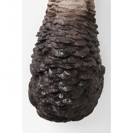 Украшение настенное Ostrich, коллекция "Страус" 25*72*19, Полирезин, Мультиколор