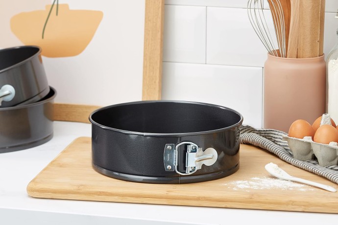 Набор из 3-х форм для выпекания серебристый KC, 22/24/26 см. Kitchen Craft