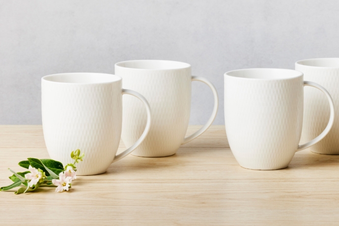 Набор их 4-х кружек Даймонд, 0,37 л. Maxwell & Williams