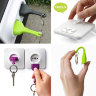 Двойной брелок+держатель для ключа Unplug, розовый, Qualy