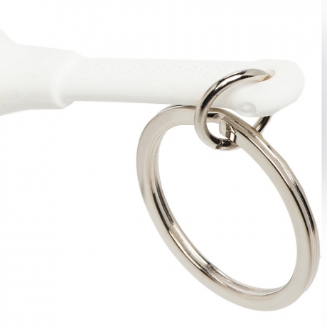 Двойной брелок+держатель для ключа Unplug, розовый, Qualy