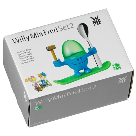 Подставка для яйца с ложкой "MCEGG" голубая, WMF