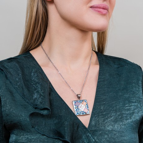 Колье ENAMEL MIX Fiore Luna