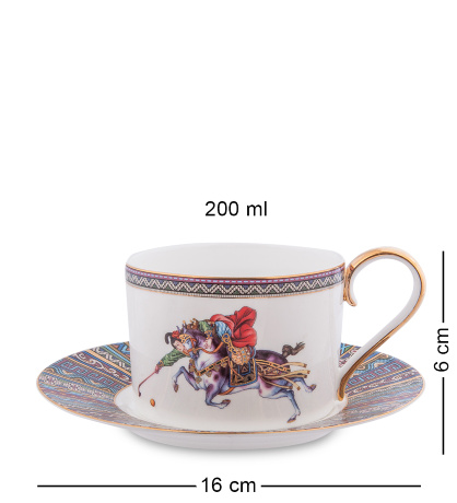 JK- 41 Чайный сервиз на 6 перс."Восточное Поло" (Pavone)