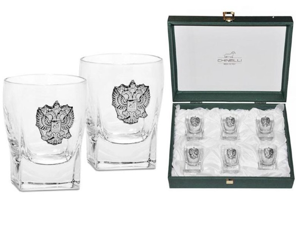 Набор из 6 стопок для водки Россия, Gamma