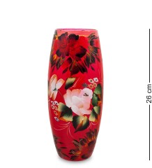 VZ-592 Ваза стеклянная "Жостово" h-260