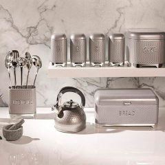 Емкость для хранения сахара Lovello Retro Textured Grey Kitchen Craft
