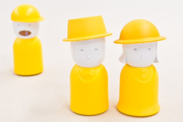 Солонка+перечница Mr.Pepper & Mrs. Salt, желтый, Qualy