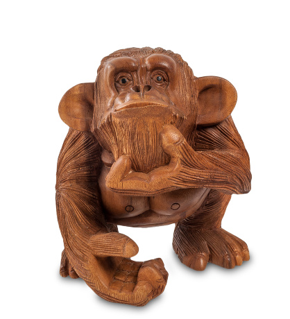 17-081_A Статуэтка "Обезьяна" (суар, о.Бали)