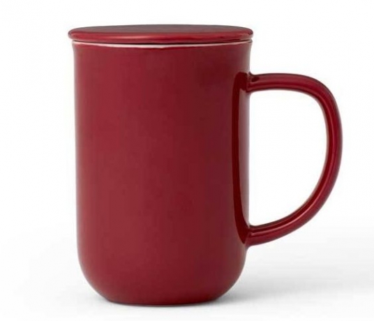 Кружка чайная с ситечком Minima™ 500 мл. бордовый Viva Scandinavia
