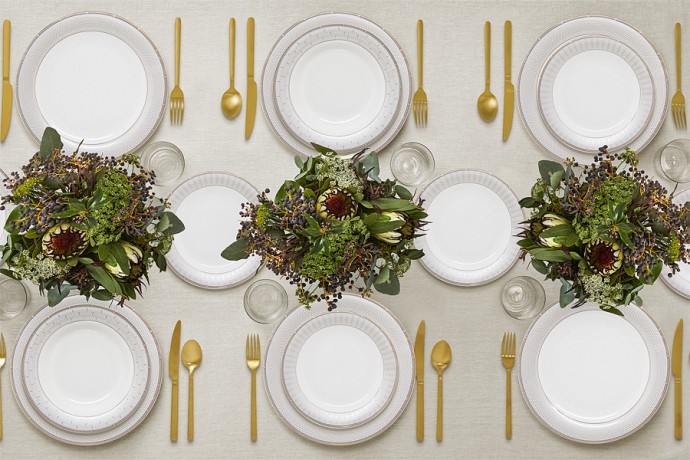 Обеденный сервиз Амалия, 6 персон, 27 предметов Emily