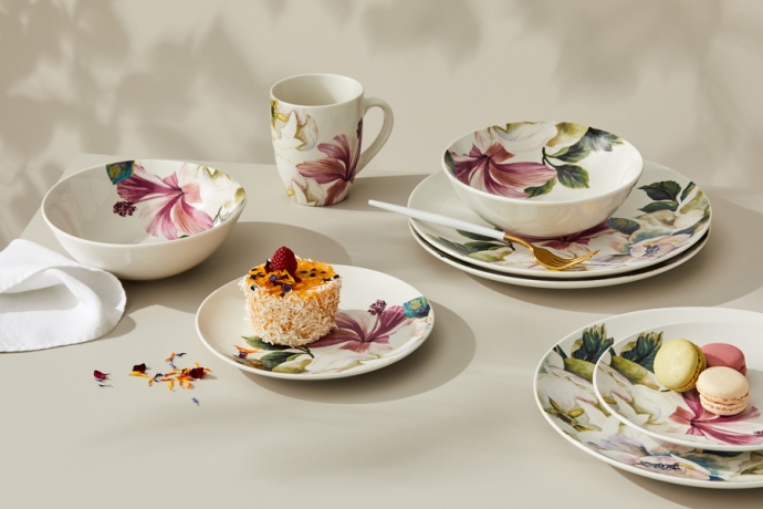 Тарелка суповая (салатник) Магнолия, 18 см. 0,75 л. Casa Domani