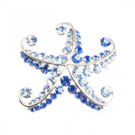 Брошь Морская звезда FAN-06546.5 S/BL Shadore