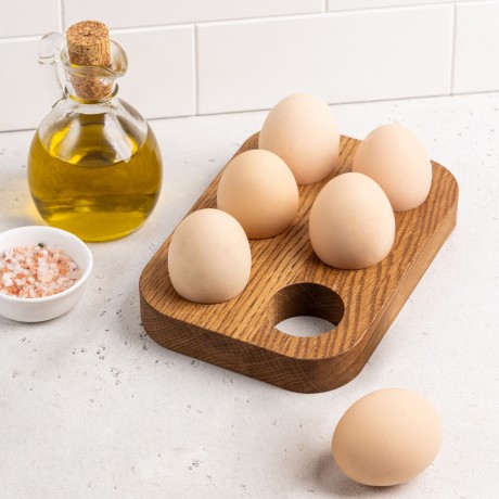 Подставка под 6 яиц, 18х12,5х2,3 см. Uneca