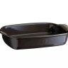 Форма для запекания прямоугольная, 42x27 см. цвет: базальт Emile Henry