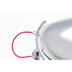 Торшер Chromatic Tripod, коллекция "Хроматический Штатив" 80*165*93, Бук, Сталь, Серебряный