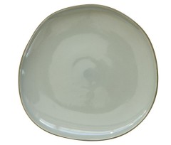 Тарелка обеденная Organica, зелёная, 27 см. Easy Life