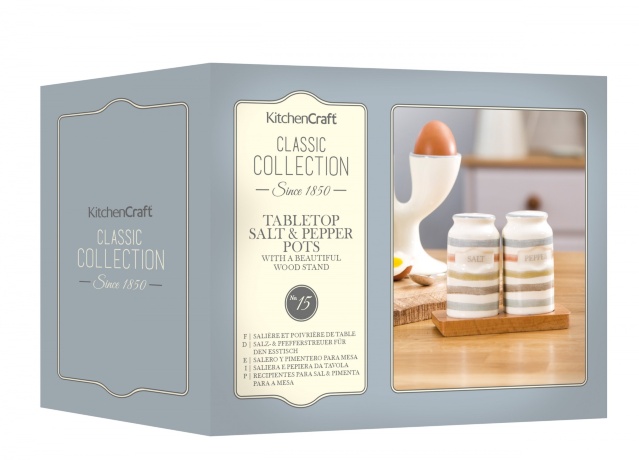 Набор солонка и перечница, 9х9х12 см. Classic Collection Kitchen Craft