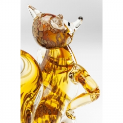 Статуэтка Happy Fox, коллекция "Счастливый Лис" 13*20*12, Стекло, Коричневый