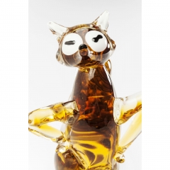 Статуэтка Happy Fox, коллекция "Счастливый Лис" 13*20*12, Стекло, Коричневый