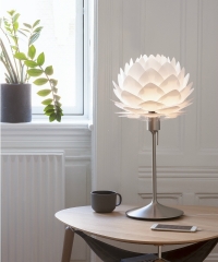 Торшер настольный, 42 см. Champagne brushed steel с USB Umage