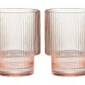 Набор стаканов для воды Modern Classic, розовый, 0,32 л, 2 шт. Pozzi Milano 1876