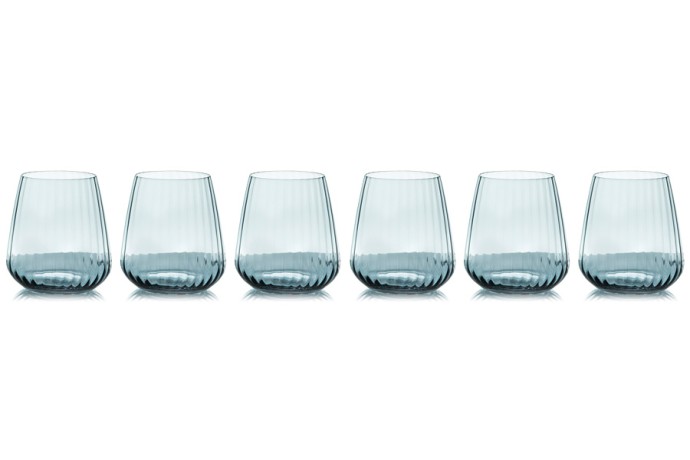 Набор стаканов для виски Opium, дымчатый, 0,45 л. 6 шт. Le Stelle