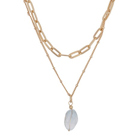 Колье Crystal Drop LN5122 BW/RG Fiore Luna