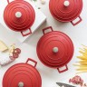 Кастрюля из литого аллюминия RED, 5 л. MC Kitchen Craft