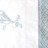 Комплект постельного белья "СИНИЧКИ", 100x140+40х60+130х75х25см. белый/голубой, BOVI