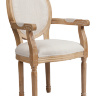 Кресло-стул с деревянным каркасом бежевый Pollina