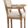 Кресло-стул с деревянным каркасом бежевый Pollina