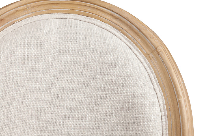 Кресло-стул с деревянным каркасом бежевый Pollina