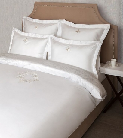 Пододеяльник "ROCOCO", сатин-жаккард, 150х210 см. белый, BOVI