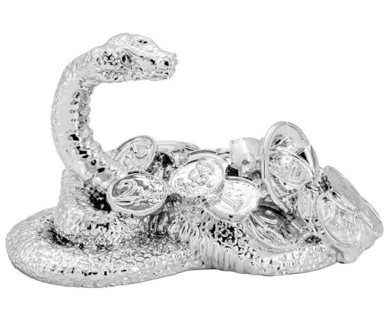 Статуэтка Змея с монетами, 10,5х6 см. Гамма