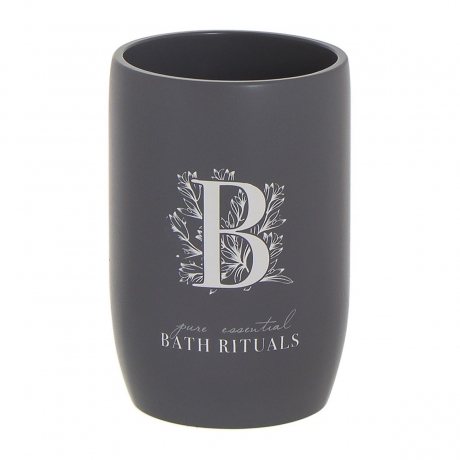 Стакан для зубных щеток Bath Rituals серый, D'casa