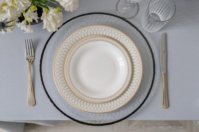 Обеденный сервиз Диадема, 6 персон, 27 предметов, Emily