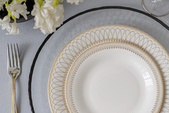 Обеденный сервиз Диадема, 6 персон, 27 предметов, Emily