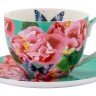 Чашка с блюдцем Камелии, 0,4 л. Maxwell & Williams