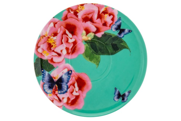 Чашка с блюдцем Камелии, 0,4 л. Maxwell & Williams