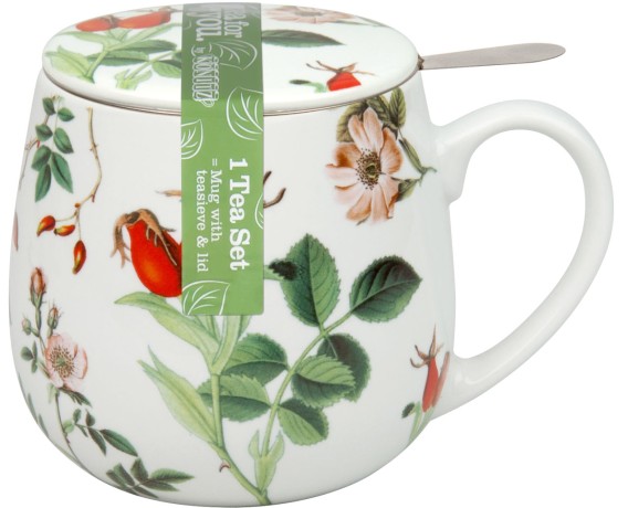Кружка заварочная "Мой любимый чай с шиповником", 420 мл. Koenitz