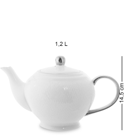 AS-48 Чайный сервиз на 6 перс. "Ордженто Бьянко" (Pavone)