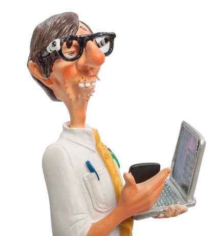 FO-84009 Статуэтка мал. "Программист" (The Computer Expert Forchino)